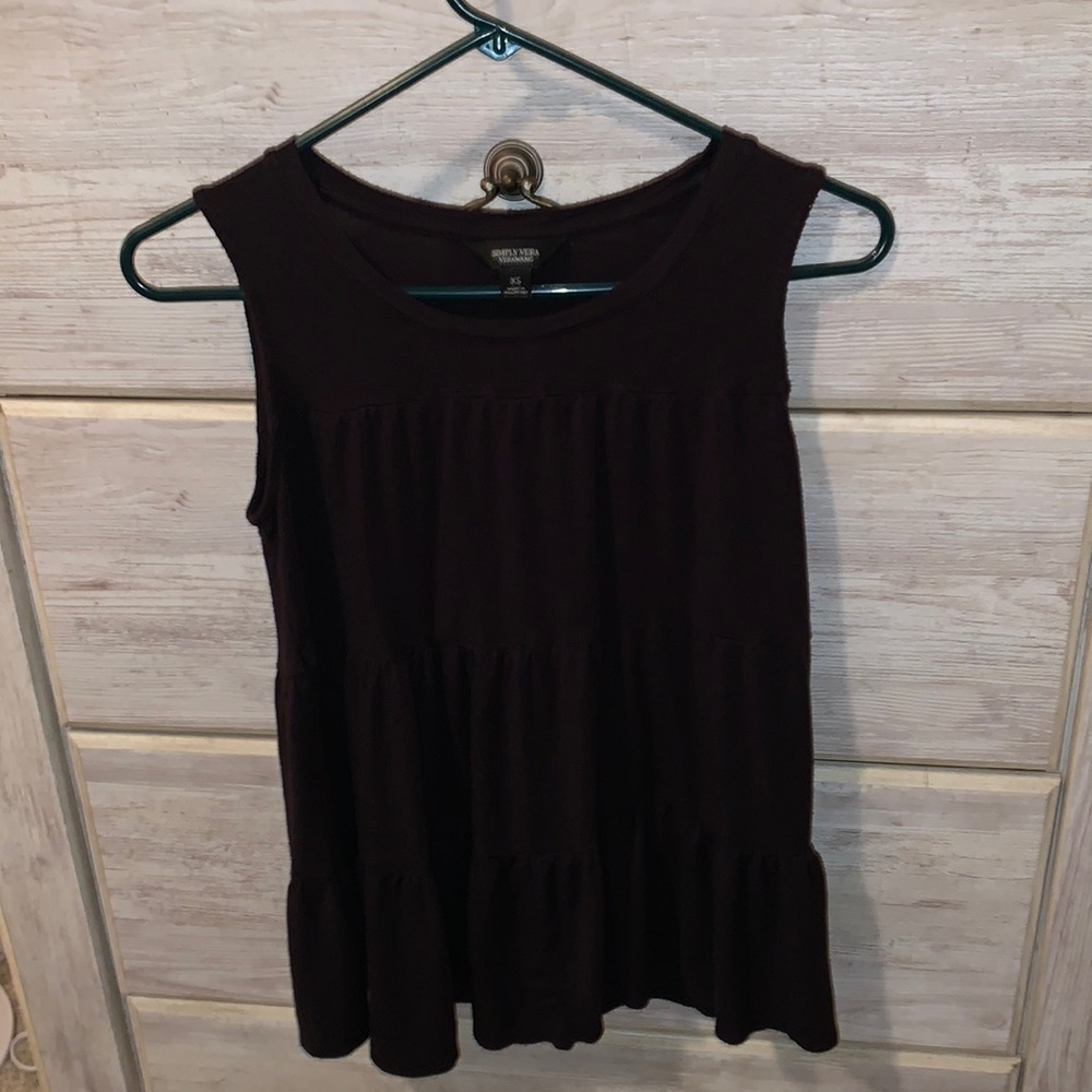 Black Simply Vera top